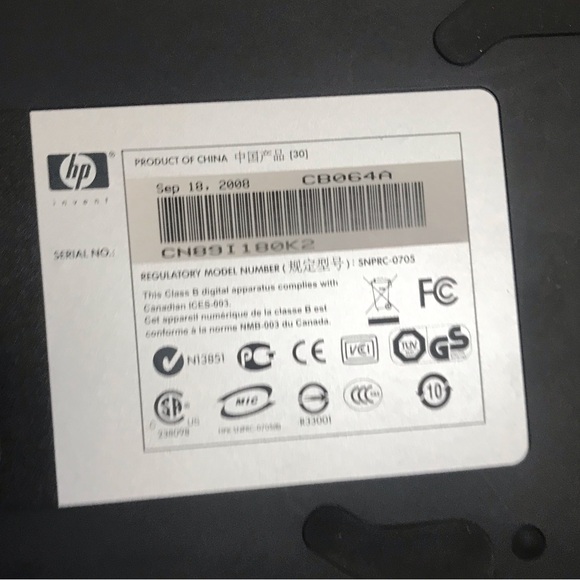 HP OfficeJet H470 SNPRC-0705 Mobile USB Printer Portable Wireless - Picture 5 of 11